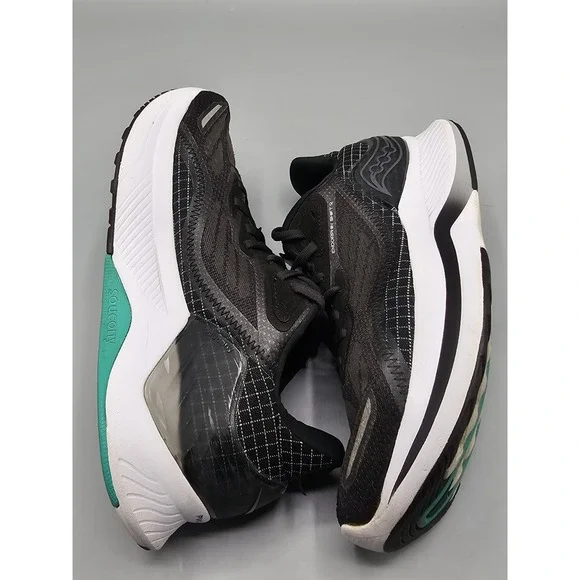 Saucony Endorphin Shift 2 Running Shoes Womens Size 9 Black White Sneakers - Picture 7 of 14